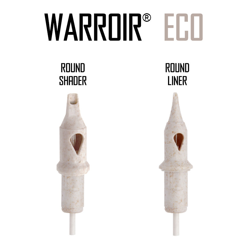 Warrior Biodegradable Cartucce Per Tatuaggio Curva Magnum