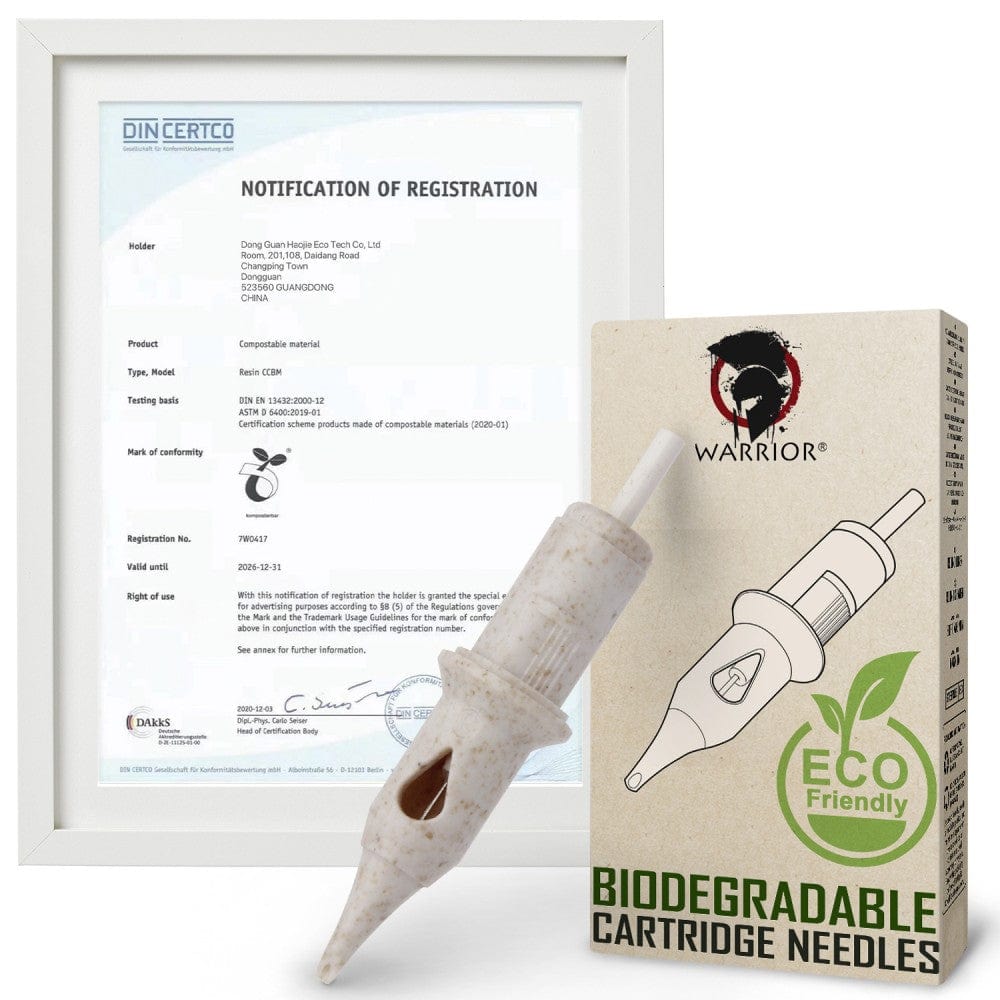 Warrior Biodegradable Cartucce Per Tatuaggio Magnum M1- 1 Pezzo Singolo