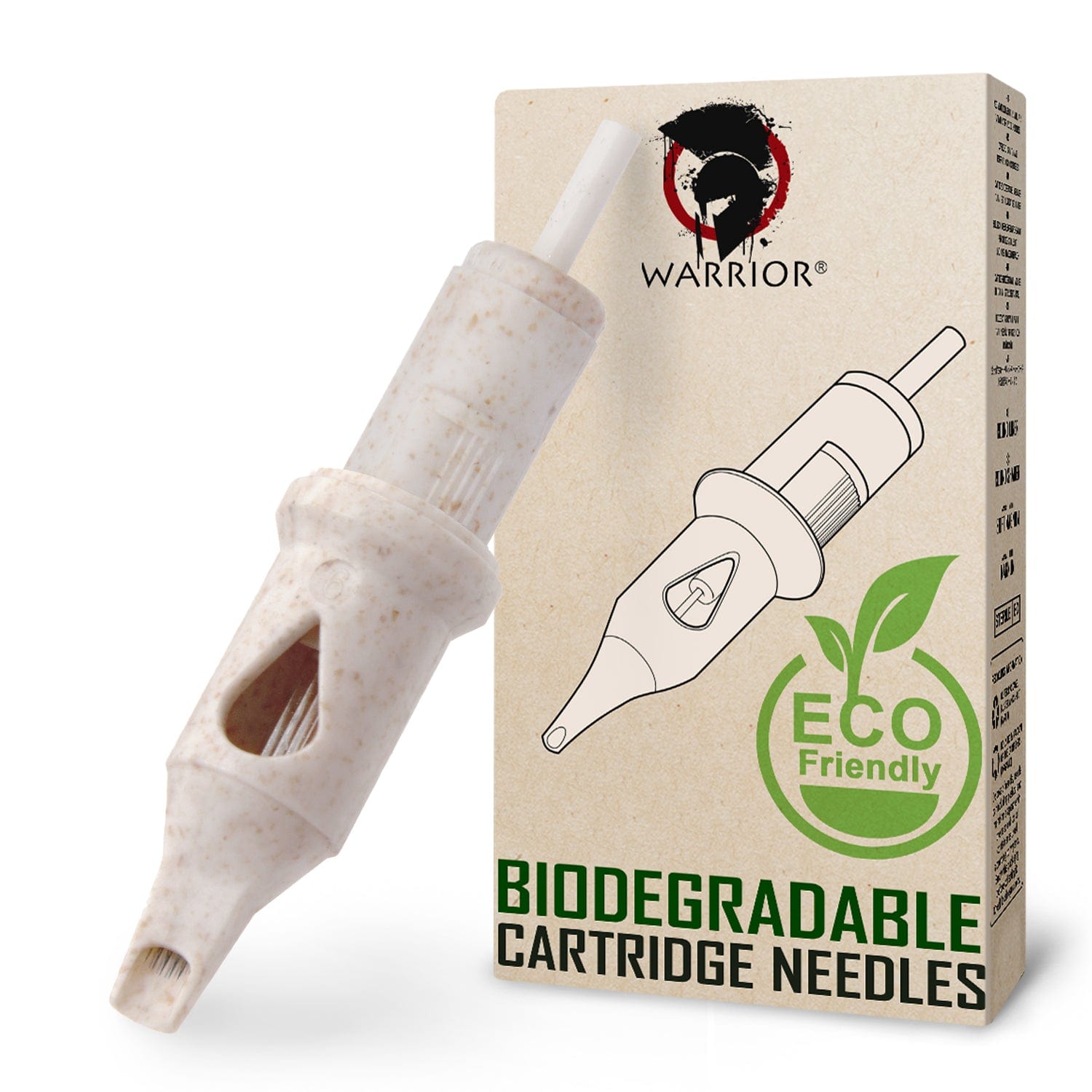 Warrior Biodegradable Cartucce Per Tatuaggio Curva Magnum