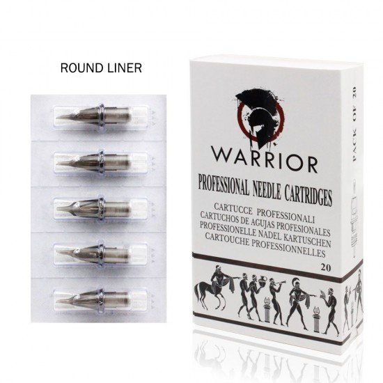 WARRIOR Nuova Cartucce Per Tatuaggio ROUND SHADER