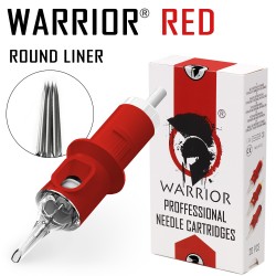 WARRIOR Red Tattoo Cartridges Round Liner